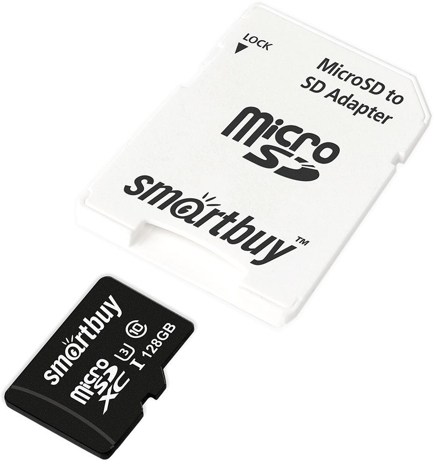 

Карта памяти SmartBuy microSDXC SB128GBSDCL10U3-01 128GB