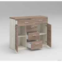 Комод Миркомодоф Милтон 11 (дуб крафт белый/дуб винтаж оксид)