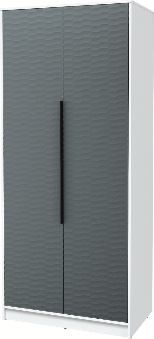 

Шкаф распашной Интерлиния Концепт Зодиак КТ-Ш2 (белый платинум/серый)