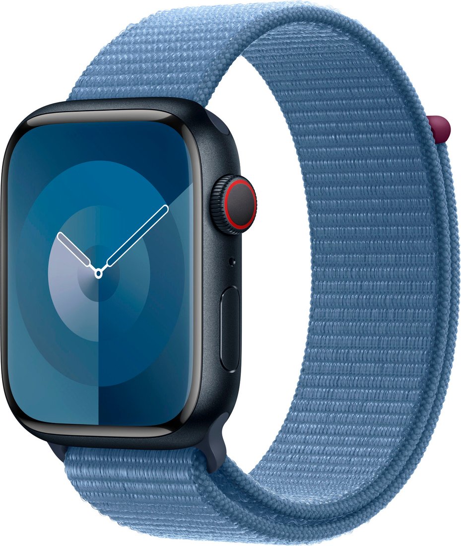 

Ремешок Apple Sport Loop MT5H3 (45 мм, зимний синий, размер R)
