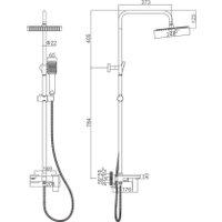 Душевая система  Ledeme L72425