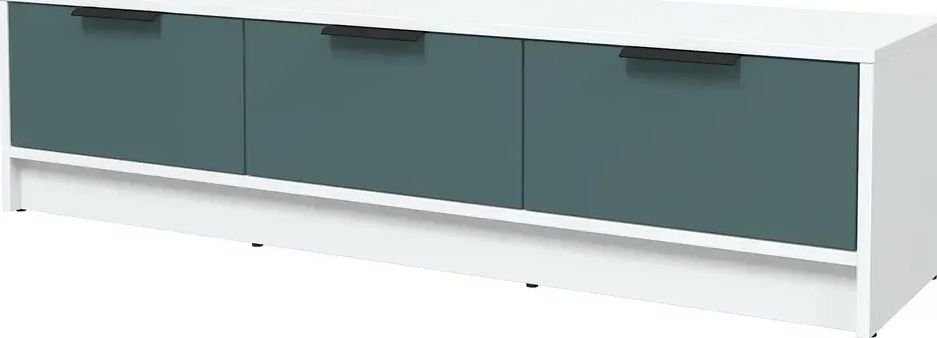 

Тумба Интерлиния ТВ Концепт КТ-ТВ3-35 Глосс (белый платинум/верде)