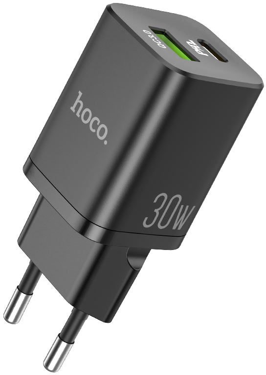 

Сетевое зарядное Hoco N13 (черный)