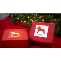 Елочная игрушка Ceramicmay Лошадка (красный)