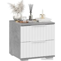 Тумба Трия Хилтон (ателье светлый/белый матовый)