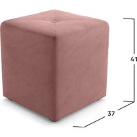 Пуфик Mio Tesoro 133 (розовый Happy 315)