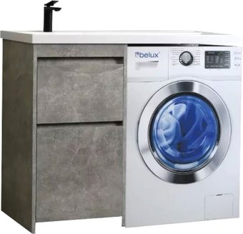 Belux Тумба под умывальник Ока Н 44-02 (31 бетон чикаго светло-серый)