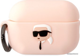 Чехол CG Mobile Karl Lagerfeld для AirPods Pro 2 KLAP2RUNIKP (розовый)