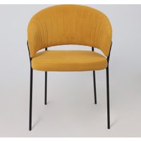 Стул Listvig Just (горчичный Brandy Light 16/черный)