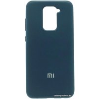 Чехол для телефона EXPERTS Soft-Touch для Xiaomi Redmi Note 9 LOGO (космический синий)