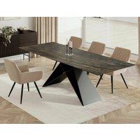 Кухонный стол Signal Westin ceramic WESTINCNDC160 (черный/черный матовый)