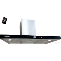 Кухонная вытяжка Backer CH90E-TGL200 Inox Black Glass