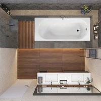 Ванна VagnerPlast Kasandra 175x70 VPBA175KAS2X-04 (с каркасом и 2 экранами)