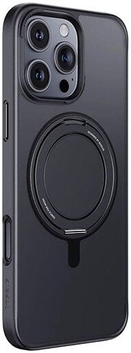 

Чехол для телефона Baseus SkyRing Series Magnetic with Ring Stand для iPhone 16 Pro (черный)