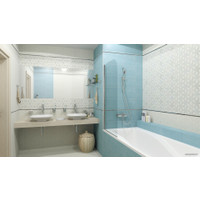 Керамическая плитка Gracia Ceramica Amelie Wall 02 250x750 (Turquoise)