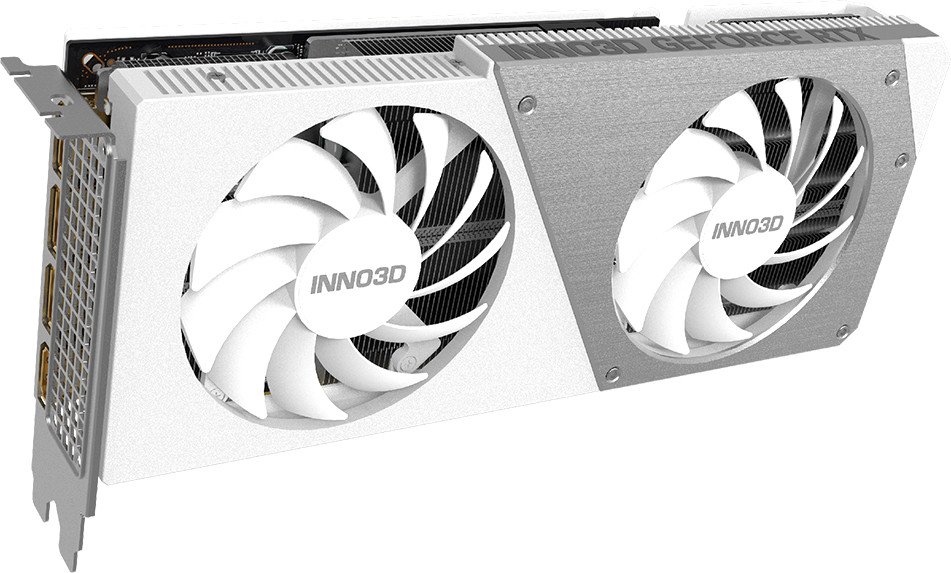 

Видеокарта Inno3D GeForce RTX 4070 Super Twin X2 OC White N407S2-126XX-186162W