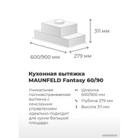 Кухонная вытяжка MAUNFELD Fantasy 60 (черный)