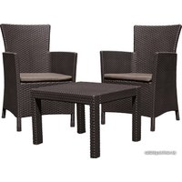 Набор садовой мебели Allibert Rosario balcony set (коричневый)