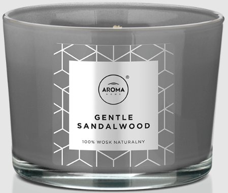 

Свеча Aroma Home Scented Candle Gentle Sandalwood Ароматическая 115 г