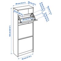 Тумба для обуви Ikea Bissa 10530259