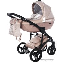 Универсальная коляска Junama Clermont (2 в 1, бежевый/рама черная)