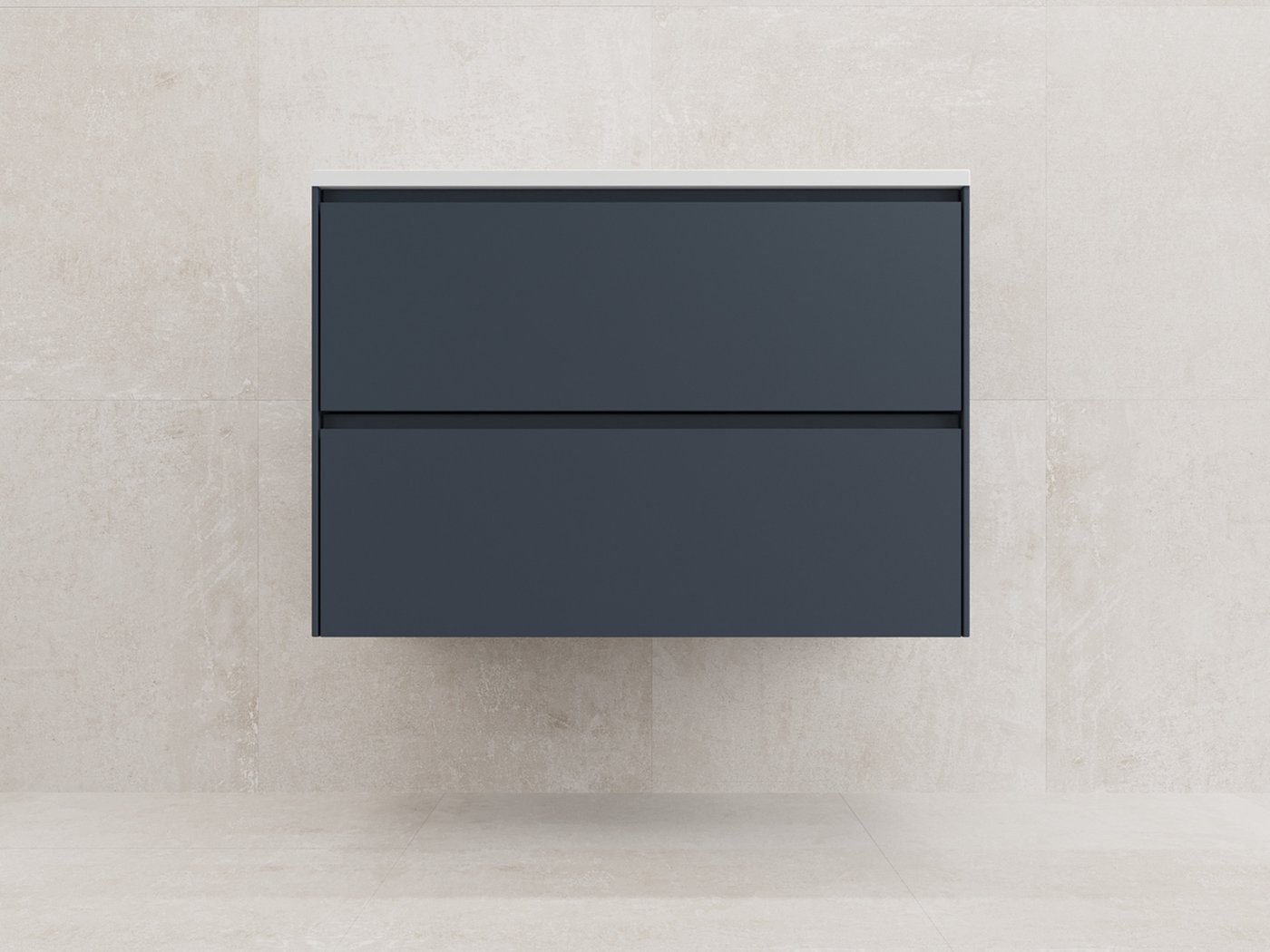 

Symbolite Тумба под умывальник Лима 80 Line Plus 2 ящика (подвесная, графит)