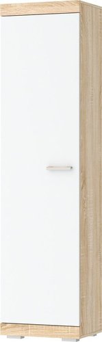 Шкаф-пенал Памир Соната ШС-500 (дуб сонома/белый глянец)