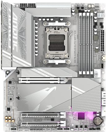 Материнская плата Gigabyte X870 Aorus Elite WiFi7 Ice