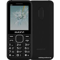 Кнопочный телефон Maxvi C25 (черный)