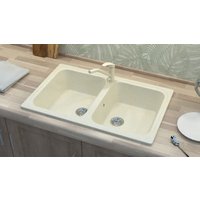 Кухонная мойка MARRBAXX Карельский камень модель 20/Q2 F020Q002 (бежевый)