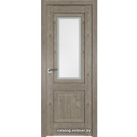 Межкомнатная дверь ProfilDoors 2.88XN L 80x200 (каштан темный, стекло нео)