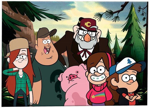 

Картина по номерам Disney Дружная семья Гравити Фолз 9570220