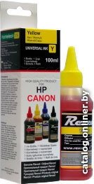 Чернила Revcol 128797 для HP, Canon, Lexmark 100 мл (желтый)