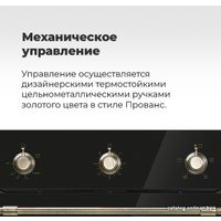 Газовый духовой шкаф MAUNFELD EOGC604RBG.MT