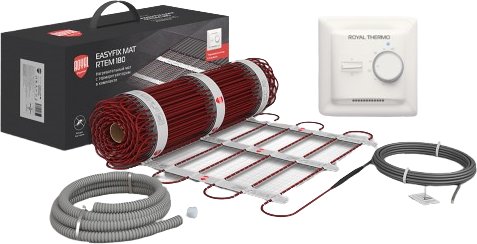 

Нагревательный мат Royal Thermo EasyFix Mat RTEM 2-180-6 6 кв.м. 1080 Вт (с терморегулятором Basic)