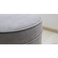 Пуфик Нижегородмебель Лора ТП 328 (ультра дав серебристый серый)