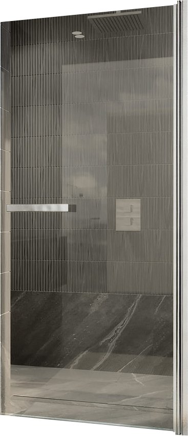 

Душевая дверь MaybahGlass 80x198 MGD-454-5 (бронзовое стекло/хром матовый)