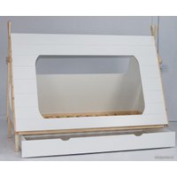 Кровать-домик Millwood Вырастайка Вигвам 200x90 (с ящиком, белый)