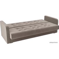 Диван Лига диванов Надежда 103075 (велюр, коричневый)