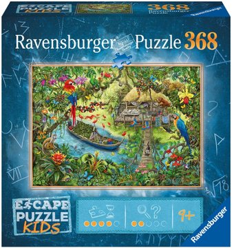 Ravensburger Пазл-квест Детские джунгли 12989 (368 эл)