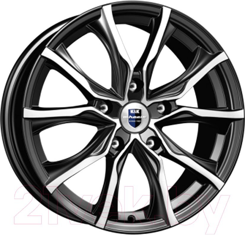 

Литые диски K&K Твист 17x7.5" 5x105мм DIA 56.6мм ET 38мм Алмаз черный