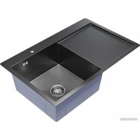 Кухонная мойка Mixline Pro 552922 (черный графит, с сифоном)