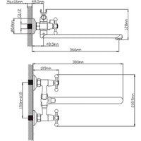 Смеситель Cronwil CB330-23M