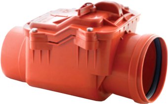 Фитинг РосТурПласт Клапан обратный для наружной канализации 110