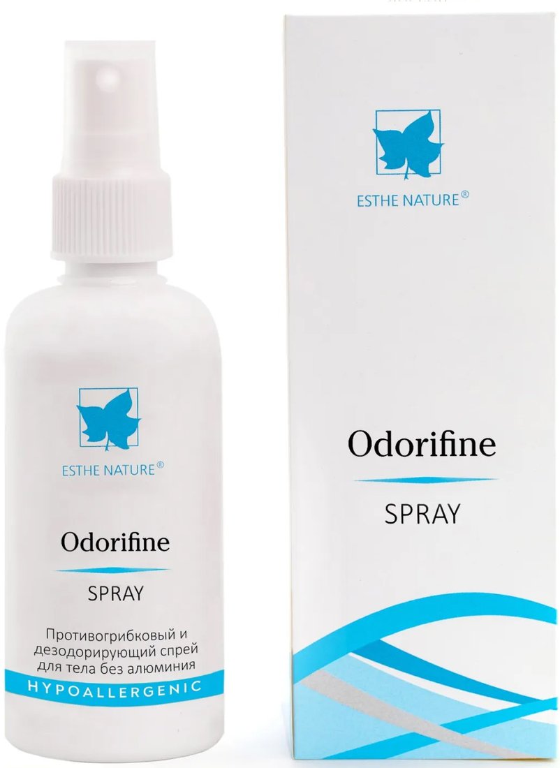 

Esthe Nature Спрей для тела Odorifine Solution Противогрибковый и дезодорирующий 100 мл