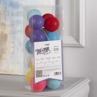 Светодиодная гирлянда Luazon Нить 5 м Клубки цветные 3590731 (белый)