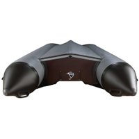 Моторно-гребная лодка Адмирал АМ-380 (серый/черный)