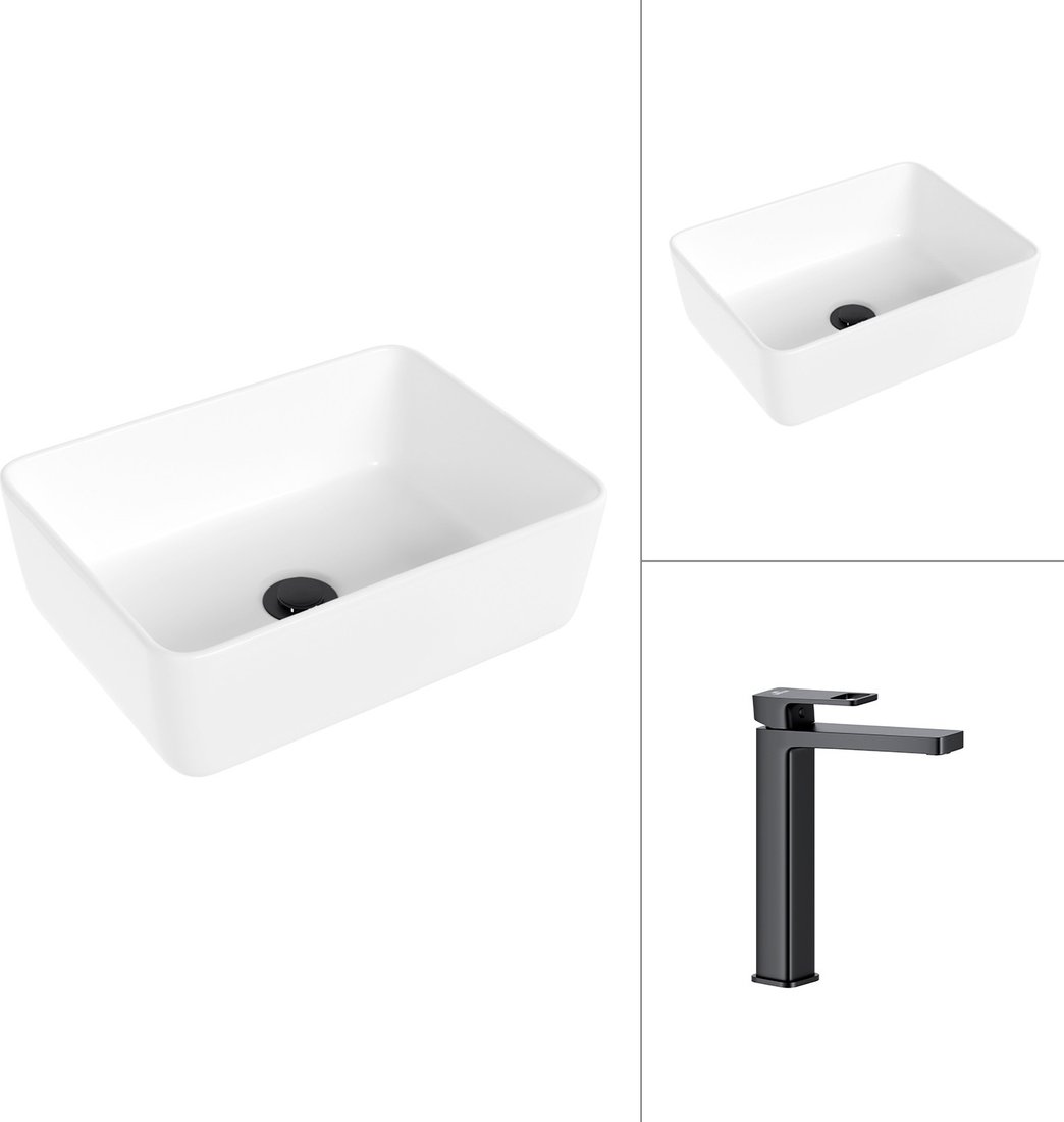 Умывальник Lauter 21674B + Cascade 21СК0655BS