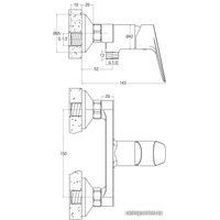 Смеситель Deante Chaber BGC 040M