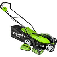 Газонокосилка Greenworks G40LM35K4 (с 1-м АКБ 4 а*ч)